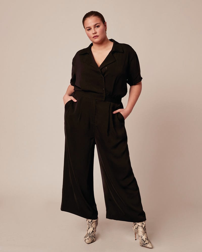 Plus cheap jumpsuit black